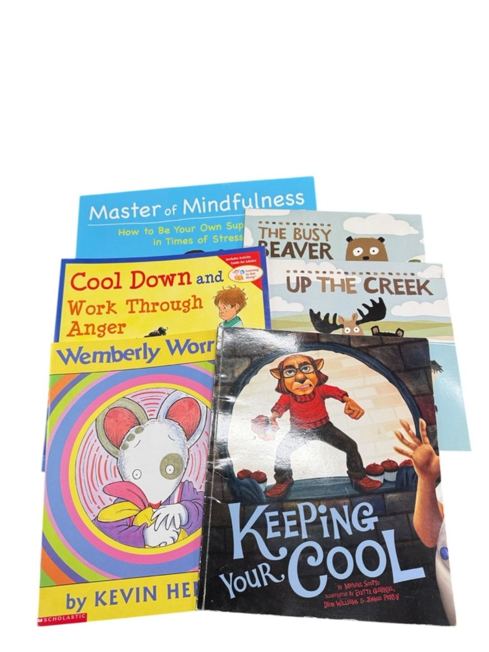 Kids Social Emotional Book Lot Wemberly Worried Anger Mindfulness Behavior SEL